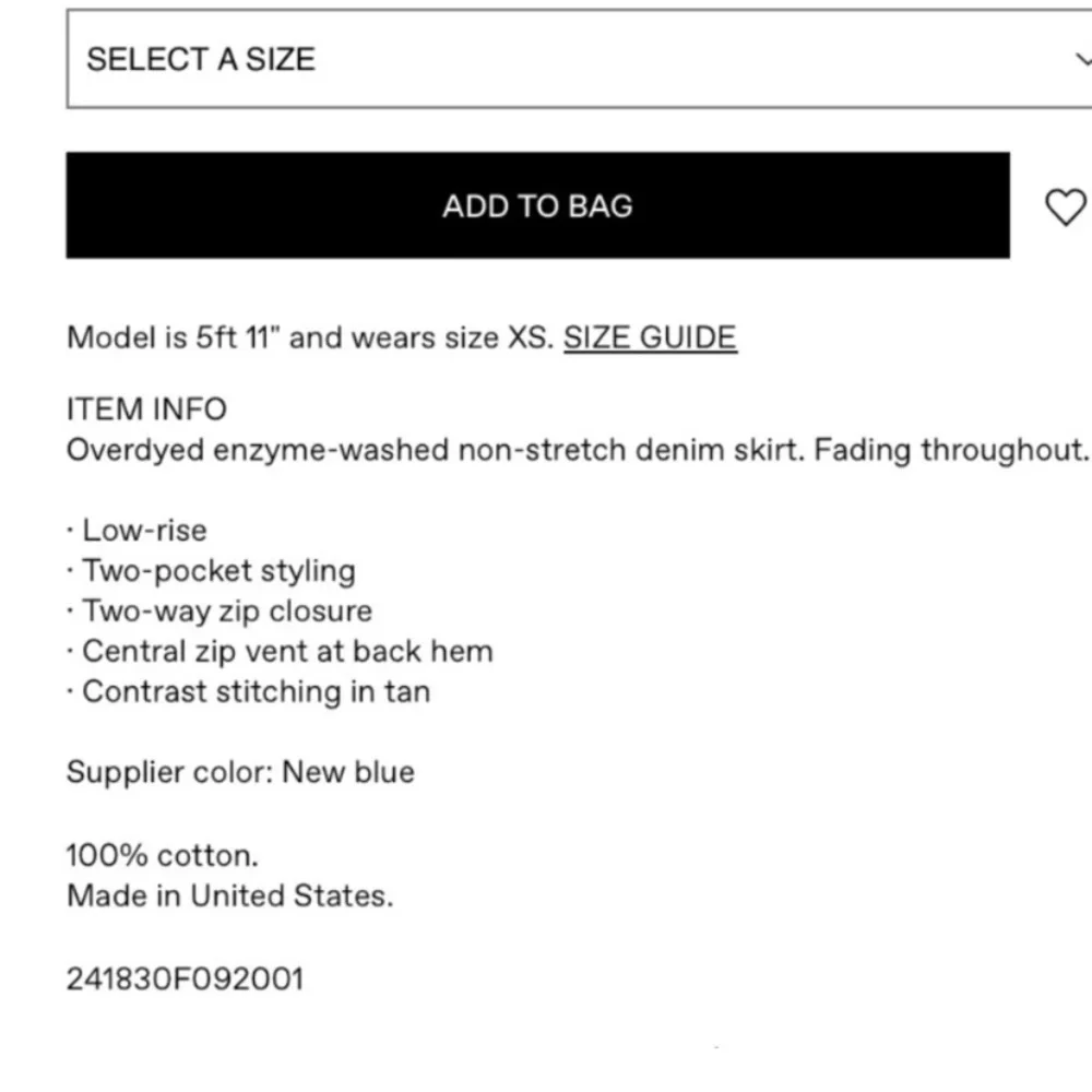 Eckhaus latta denim midi skirt - Picture 2 of 8